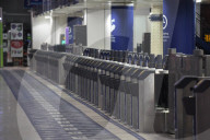 Waterloo station today on the first day of new rules to work from home.