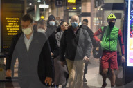 Waterloo station today on the first day of new rules to work from home.