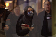 Waterloo station today on the first day of new rules to work from home.