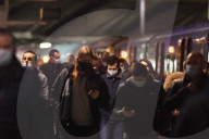 Waterloo station today on the first day of new rules to work from home.