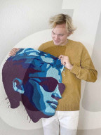 FEATURE - Das ist nichts für Omas: Designstudent Will Chatlosh (19) häkelt prominente Gesichter