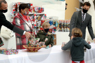ROYALS -  Weihnachtsanlass für monegassische Kinder mit Prinzessin Gabriella und prinz Jacques