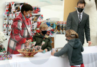 ROYALS -  Weihnachtsanlass für monegassische Kinder mit Prinzessin Gabriella und prinz Jacques