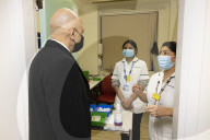 Health Secretary Sajid Javid visits  Gordon Hospital
