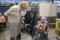 Prime Minister Boris Johnson visits ramsgate vaccination centre