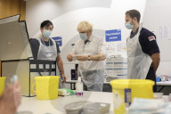 Prime Minister Boris Johnson visits ramsgate vaccination centre