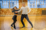 Adrian Chiles’s Christmas Strictly diary: ‘Unused to my tight outfit, I didn’t get low enough for the lift ...’.  don’t recall saying yes to the show. Perhaps I just stopped saying no. But all of a sudden, a champion dancer was on her way to trai