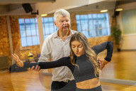 Adrian Chiles’s Christmas Strictly diary: ‘Unused to my tight outfit, I didn’t get low enough for the lift ...’.  don’t recall saying yes to the show. Perhaps I just stopped saying no. But all of a sudden, a champion dancer was on her way to trai