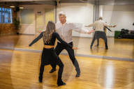 Adrian Chiles’s Christmas Strictly diary: ‘Unused to my tight outfit, I didn’t get low enough for the lift ...’.  don’t recall saying yes to the show. Perhaps I just stopped saying no. But all of a sudden, a champion dancer was on her way to trai