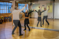 Adrian Chiles’s Christmas Strictly diary: ‘Unused to my tight outfit, I didn’t get low enough for the lift ...’.  don’t recall saying yes to the show. Perhaps I just stopped saying no. But all of a sudden, a champion dancer was on her way to trai