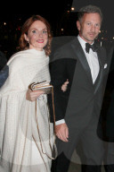 Geri Halliwell Christian Horner arriving at their hotel after the 2021 Fia Prize Giving in Paris