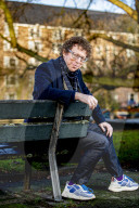 PORTRAIT - Schriftsteller Arnon Gruenberg: Fototermin in Amsterdam