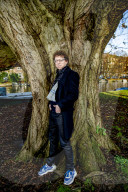 PORTRAIT - Schriftsteller Arnon Gruenberg: Fototermin in Amsterdam