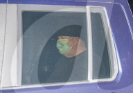 Boris Johnson arrives at Buckingham Palace for his morning jog today.