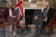 Foreign Secretary Liz Truss meets Chris Heaton-Harris