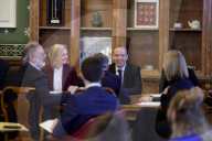 Foreign Secretary Liz Truss first meeting with her new EU team