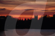 Sunrise in Hyde Park today