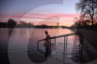 Sunrise in Hyde Park today