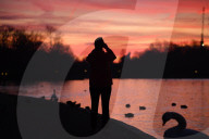 Sunrise in Hyde Park today
