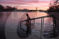Sunrise in Hyde Park today