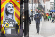 Booster info signs Westminster 