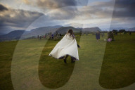 Winter solstice 2021 celebrations. Dawn at Castlerigg stone circle near Keswick, Cumbria.  Revellers in England and Ireland mark the shortest day of the year and official first day of winter.