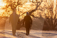 Frosty winter scenes London