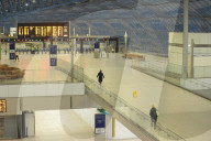 Waterloo Station at 8.00am today