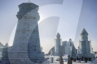 FEATURE -  Vergängliche Kunst - Die Ice-Snow World im chinesischen Harbin