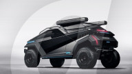 FEATURE - E-Offroader mit ausklappbaren Flügeln mit Solarzellen im Fledermausstil