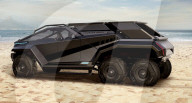 FEATURE - E-Offroader mit ausklappbaren Flügeln mit Solarzellen im Fledermausstil