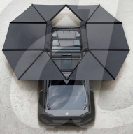 FEATURE - E-Offroader mit ausklappbaren Flügeln mit Solarzellen im Fledermausstil