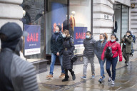 Shoppers out and about in Central London at the Boxing Day Sales, Regent Street, London, Great Britain 
26th December 2021