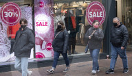 Shoppers out and about in Central London at the Boxing Day Sales, Regent Street, London, Great Britain 
26th December 2021