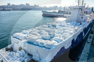 NEWS - Total vereistes Frachtschiff im russischen Hafen Wladiwostok