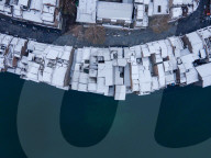 NEWS - China: Schneebedeckte historische Stadt Zhenyuan