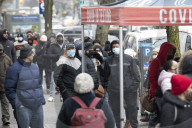 NEWS - Coronavirus: Covid-19 Testzentrum im New Yorker Stadtteil Queens