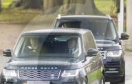 ROYALS - Prinz Andrew auf dem Weg zum Schloss Windsor