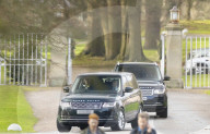 ROYALS - Prinz Andrew auf dem Weg zum Schloss Windsor