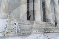 NEWS - Wintersturm trifft Washington