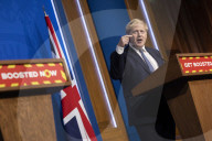 Prime Minister Boris Johnson holds a Covid-19 Press Conference