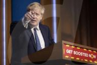 Prime Minister Boris Johnson holds a Covid-19 Press Conference