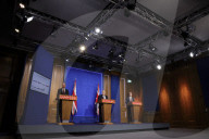 Prime Minister Boris Johnson holds a Covid-19 Press Conference