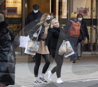 January Sale shoppers in Oxford Street London.
