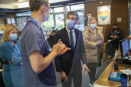 The Chancellor visits Haywards Heath vaccination centre.