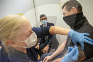 The Chancellor visits Haywards Heath vaccination centre.
