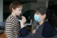 Covid 19 - Pupils Being Selftested Prior To Go Back To School - France