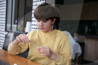 Covid 19 - Pupils Being Selftested Prior To Go Back To School - France