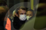 NEWS - Emmanuel Macron besucht ein Jahr nach den Überschwemmungen Tende im Roya-Tal