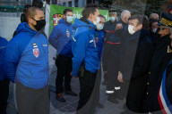 NEWS - Emmanuel Macron besucht ein Jahr nach den Überschwemmungen Tende im Roya-Tal